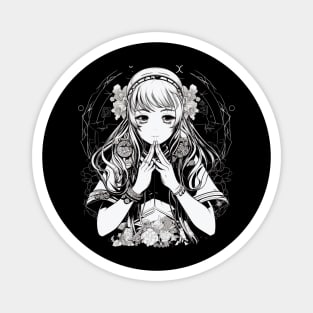 Kawaii Dreams - Cute Anime Girl Design Magnet